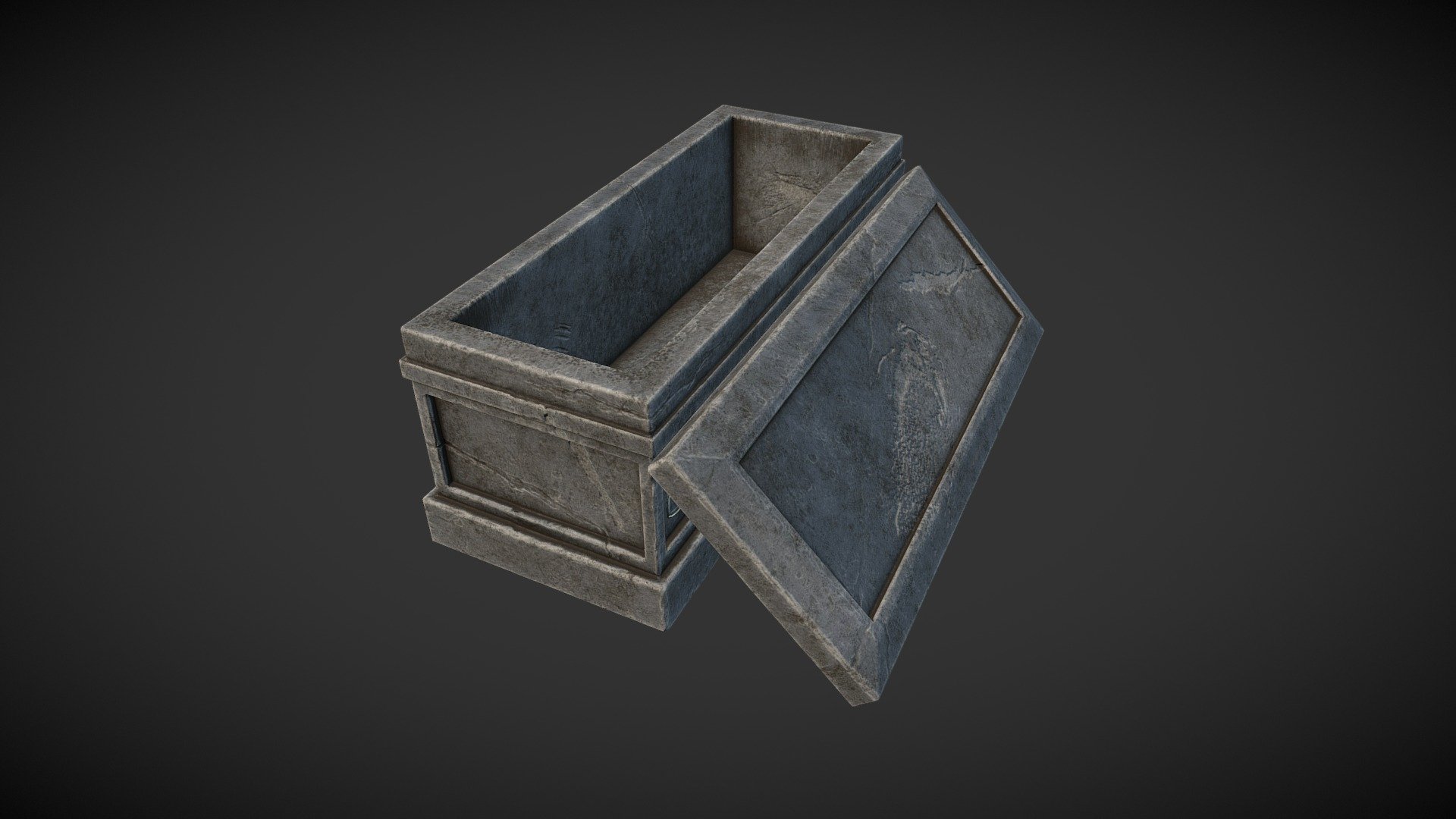 New asset for Unity3d engine - CoffinOpen - 3D model by UHO Development (@MaxWormsHd) 3d model