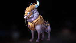 An MMO Game Character azoss, azossarume, character, game, texture, lowpoly, creature