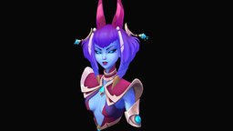 Iva stilized, stylizedcharacter, handpainted, stylized