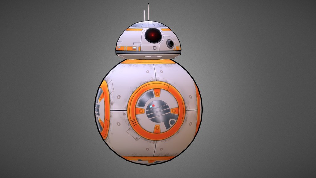 How amazing was The Force Awakens?
Rhetorical :D

BB-8 gave us such a wonderful performance, it had an endearing presence long after I left the theatre. While the Star Wars wave is still riding high, here's a fan art of BB-8, rolling and bouncing around happily.

Low poly, modeled, rigged and animated in 3DS Max, textured in Photoshop.

May the force be with you.

More of my works here:
https://www.facebook.com/HowsDigitalArt/
http://cghow.deviantart.com/ - BB-8 Animation - 3D model by CGHow (@HongZhihao) 3d model