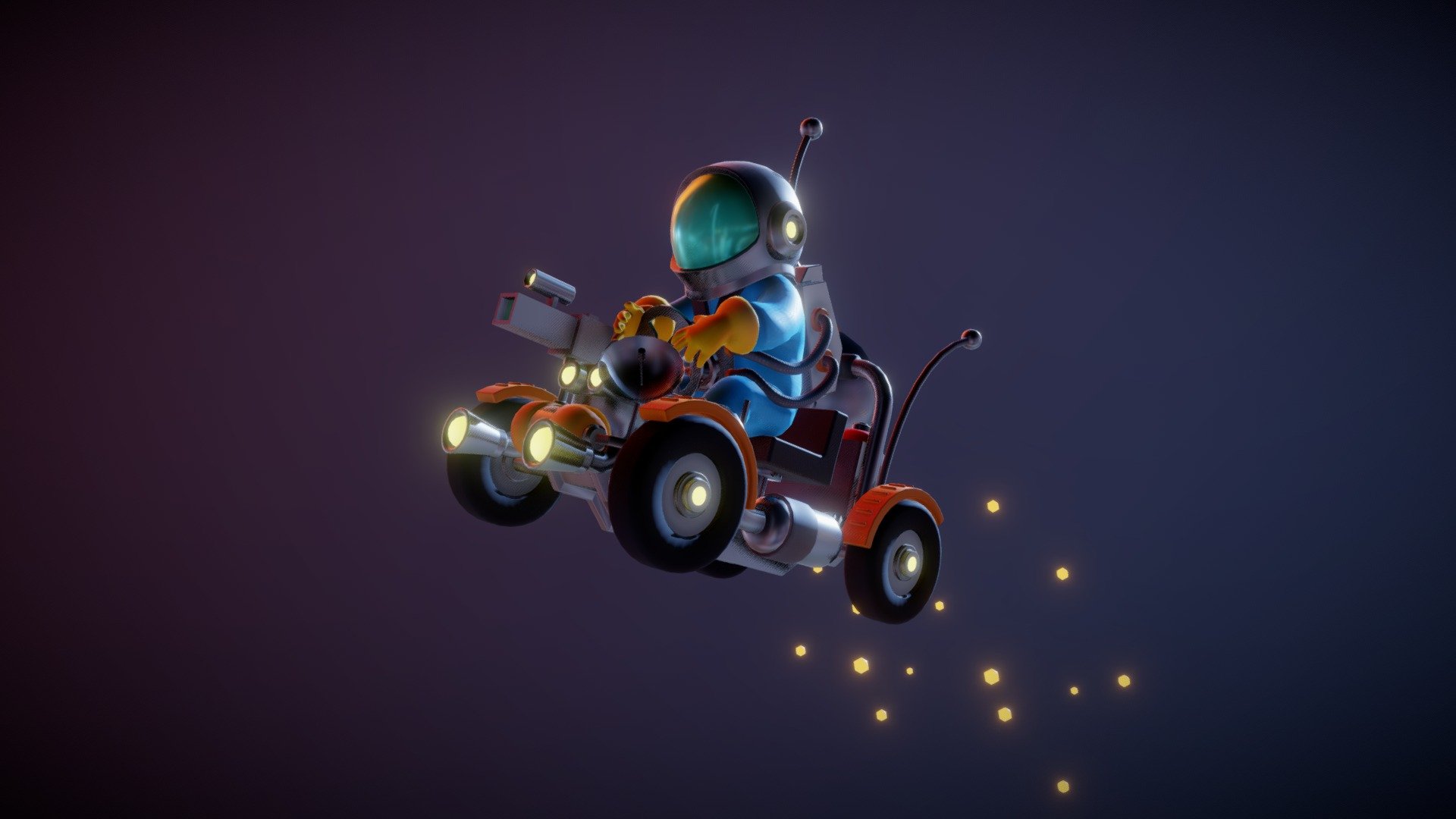 Astronaut - 3D model by Therealyton (@yton) 3d model