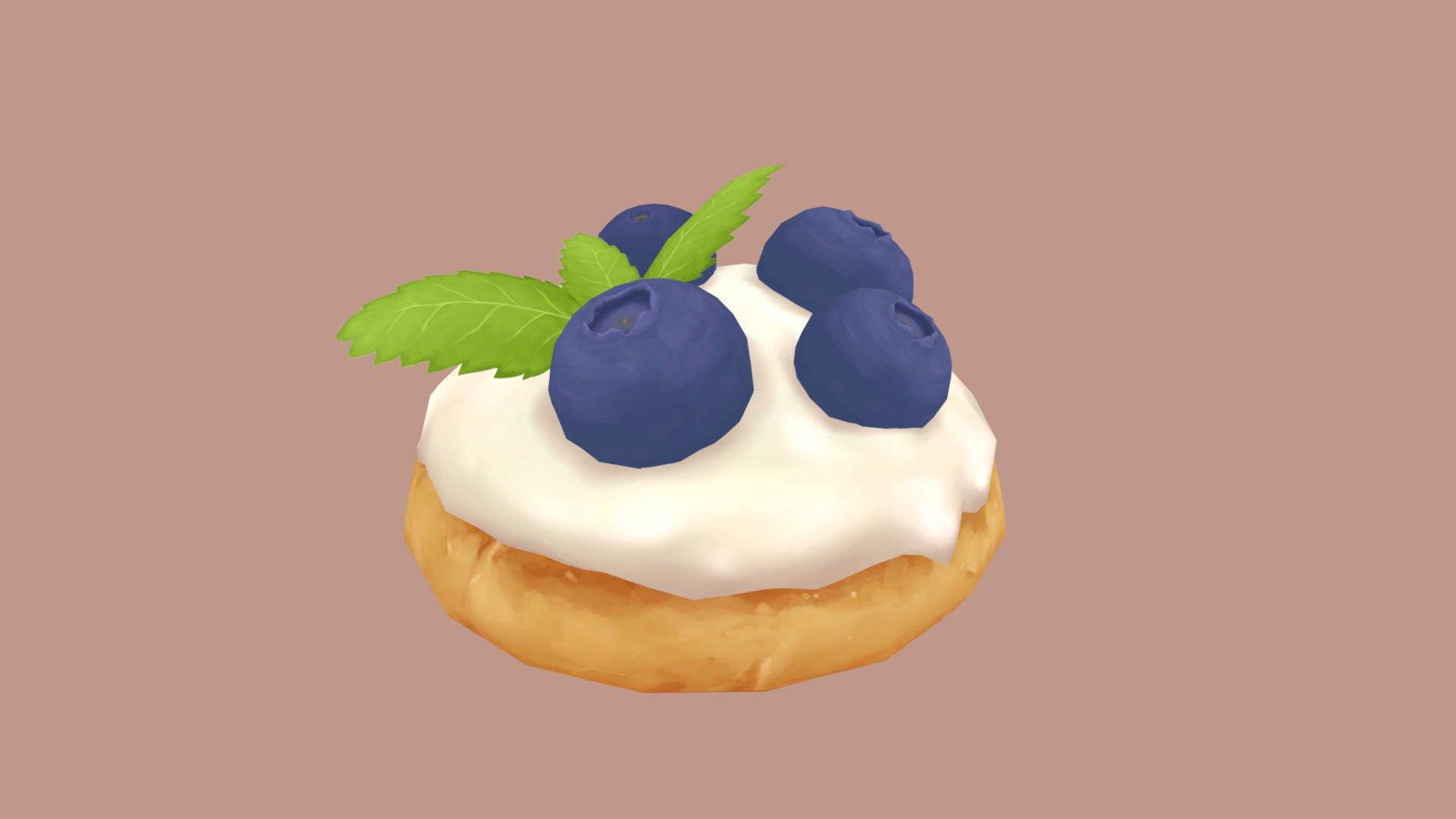 My entry for the Food Challange. :D
A tasy blueberry brushetta with a bit mint 3d model