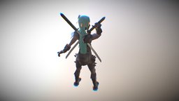 Akae | LOWPOLY CHARACTER unityassetstore, lowpoly-gameasset-gameready, unity