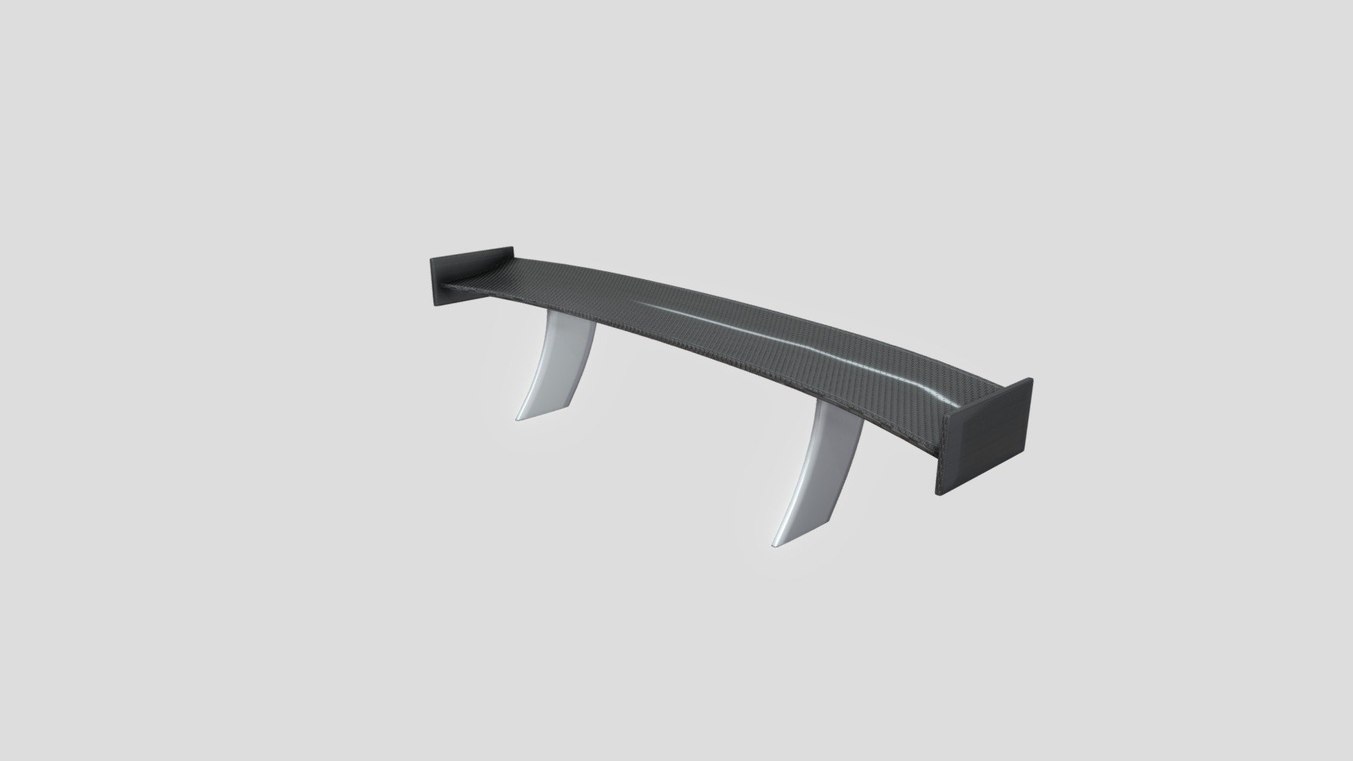 this universal spoiler is perfect for sedan cars (like Mitsubishi Lancer, audi sedans, ect) 3d model