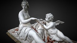 Allégorie La Saône" france, heritage, 3dscanning, statue, heritage-photogrammetry, heritage-3dscanning, photogrammetry