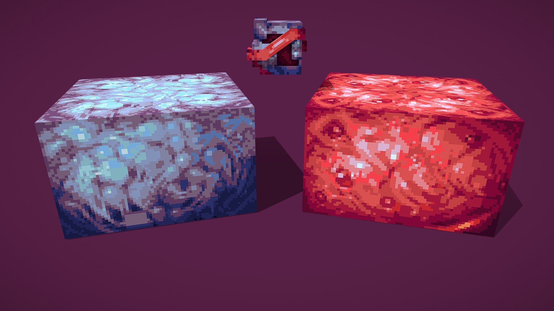 The Slime God from Terraria Calamity Mod in Minecraft, made with Blockbench - The Slime God - 3D model by Skart2000 3d model