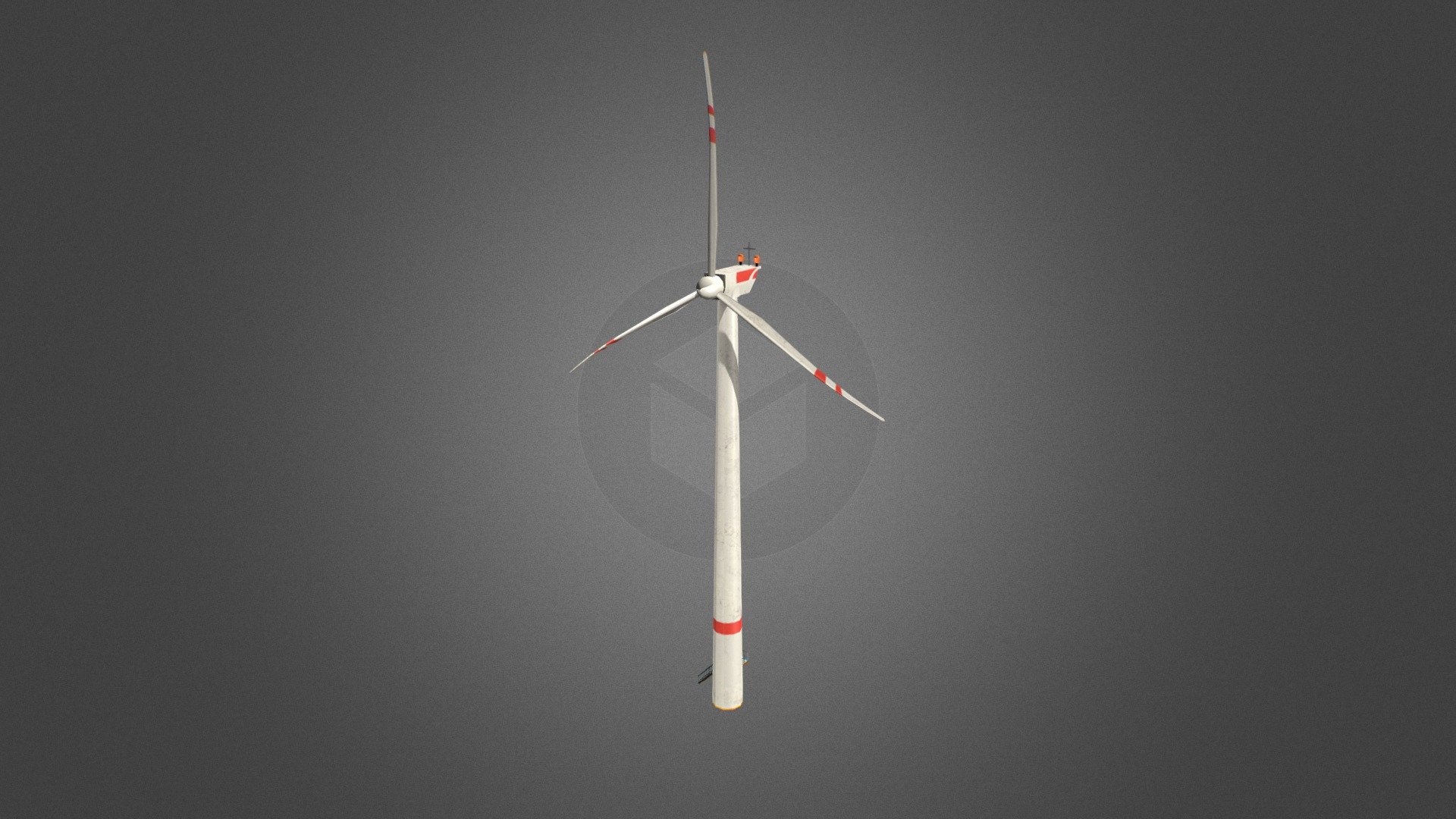 Low poly game-ready 3d model of a Wind turbine for Virtual Reality (VR), Augmented Reality (AR), games and other real-time apps - Wind turbine - Buy Royalty Free 3D model by CG Duck (@cg_duck) 3d model