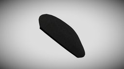 Beret-thin_belt💮📷 vrchat, beret, vroid, felted, vroidstudio