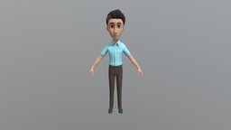 cartoon man people people, man