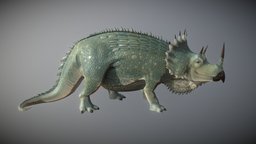 Agathamas Charles Robert Knight 1897 retro, paleontology, dinosaur