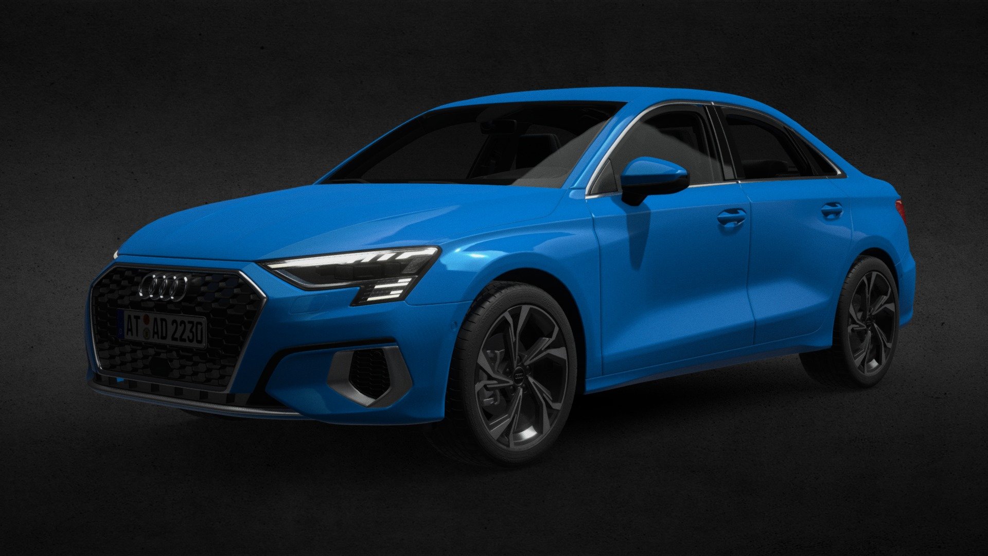Audi A3 2021 - Audi A3 2021 - 3D model by 3DStarving 3d model