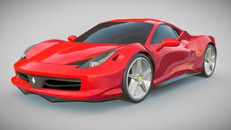 Ferrari 458 Italia supercar redesign racer, automobile, ferrari, transportation, 3dmodels, b3d, modena, automotive, supercar, gamedev, italia, auto, car3dmodel, blender3dmodel, dreamcar, racers, sportscars, racingcar, ferrari458, ferrari458italia, vehicle, blender3d, racing, car