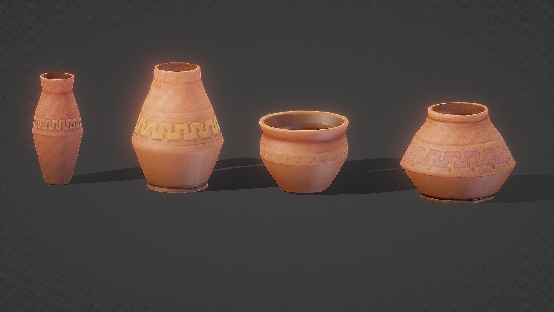 Maps for Vase Pack




BaseColor

Metallic

Roughness

Normal

AO



SCALE:
- Model at world center and real scale:
       Metric in centimeter
       1 unit = 1 centimeter



Texture resolution 2048x2048
Texture format PNG



Poly Count :
Polygon Count - 2956
Vertex Count - 1486
No N-Gons - Vase Pack - Buy Royalty Free 3D model by zames1992 3d model