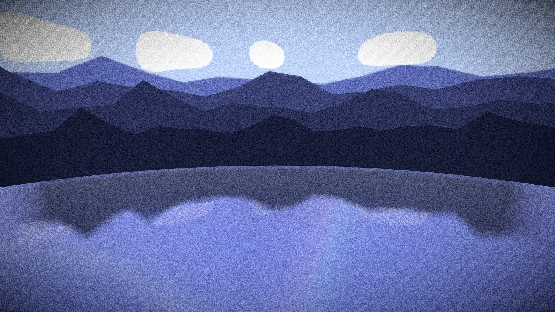 Background scenery

Mountain lake view 

simple geometry, no texturing, 6 materials.

animated background clouds 3d model