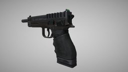 HHI / TypeP-224x "Masako" prototype, pistol, swiss, substance_painter, 224, automatic-weapon, automaticpistol, substancepainter, weapon, 3dsmax, blender, japanese, mte, tuma, 224v