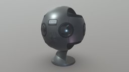 Insta 360 gadget, electronic, vr, 3ds-max, camera360, pbr-texturing, 3d-coat