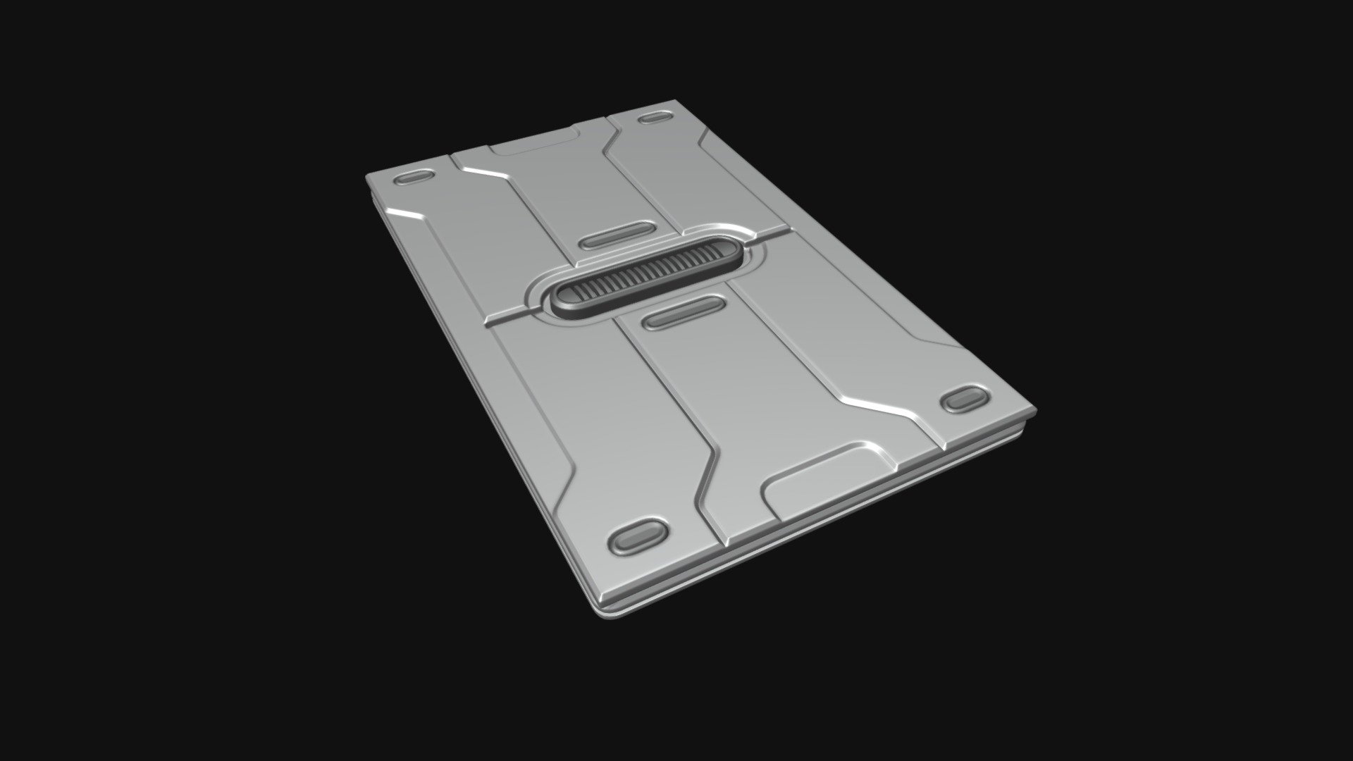 Original Sci-Fi Panel S1-3.
This model can be used for creating sci-fi environments, hard surface futuristic objects, high resolution textures and many other things.

Subdivision surface geometry without materials and UV map. If you want to use this model in game engines (Unity, Unreal) import it without subdivisions.

Size: 100 x 160 cm

Included 3D formats:
- Cinema 4D (.c4d)
- Autodesk FBX (.fbx)
- OBJ (.obj)

Also check out my other models, just click on my user name to see complete gallery.

All original files: DOWNLOAD -&gt; Additional file -&gt; DOWNLOAD - Sci-Fi Panel - 3D model by RitorDP 3d model