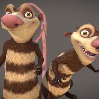 Crash and Eddie crash, possum, iceage, gamecharacters, eddie, arcticblast, character, game, gamemodel
