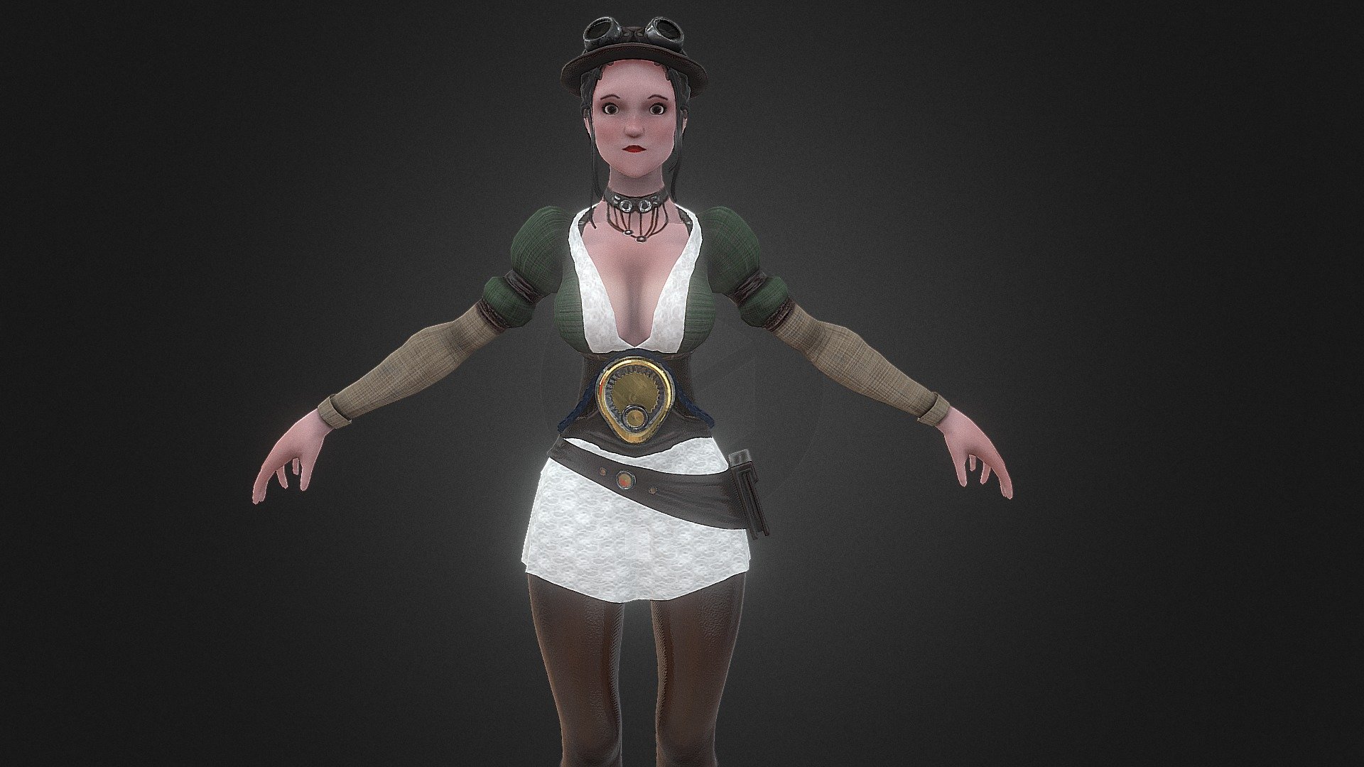 GIRL - 3D model by maksimpetrik 3d model