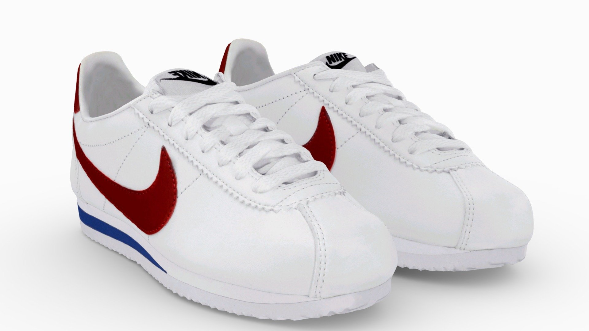 A Very Detailed shoes with High-Quality .

The Mesh is UV unwrapped.

4096x4096 Texture Maps jpg，in the compressed file rar.

The textures is lighting baked,the texture is uploaded to preview images.

File Formats :

FBX .OBJ .stl.collada(dae).Maya2019,Texture(jpg format).

If you want to modify the color of the shoes, it is easy to do with photopshop. The screenshot shows how to do it.

This is a professional scanning agency, if there are any shoes that are not included, please let me know.My E-mail:951723610@qq.com,It will helps a lot.By the way,we are available for custom shoes scan.

Don't forget to check my other sneakers,Have a nice day：） - Nike Cortez Classic Sneaker Leather Shoes - Buy Royalty Free 3D model by Vincent Page (@vincentpage) 3d model
