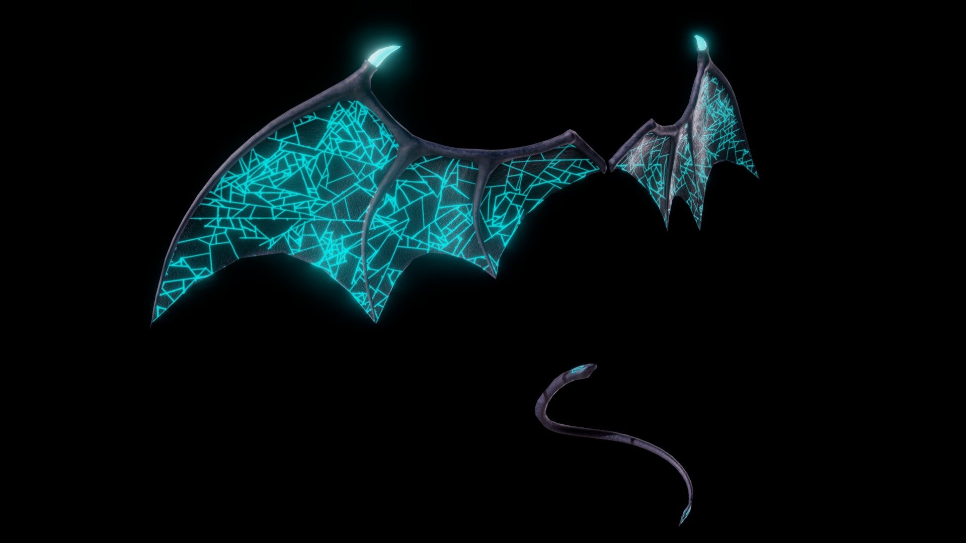 Low-poly Demon Cyber Wings and Tail.

Modeled in ZBrush, Maya.

UV mapped and textured.

Available Format: OBJ, FBX.

Thank you so much for your interest! - Demon Cyber Wings and Tail Low-Poly - Buy Royalty Free 3D model by tran.ha.anh.thu.99 3d model