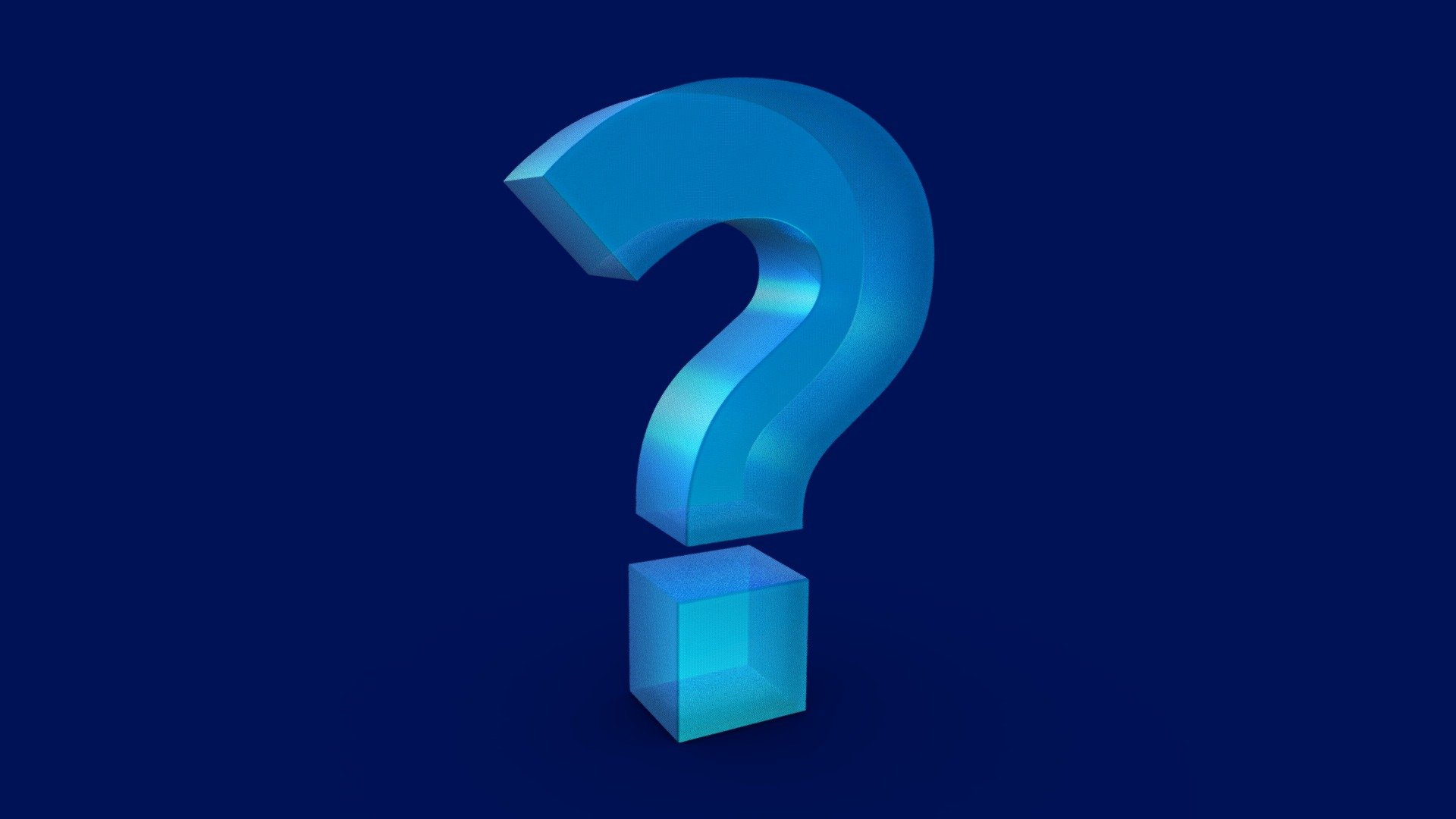 question mark - Download Free 3D model by UL (@unmanned.lifemail) 3d model