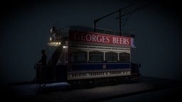 Bristol Electric Tram vr, england, tram, bristol, substance, painter, maya, electric