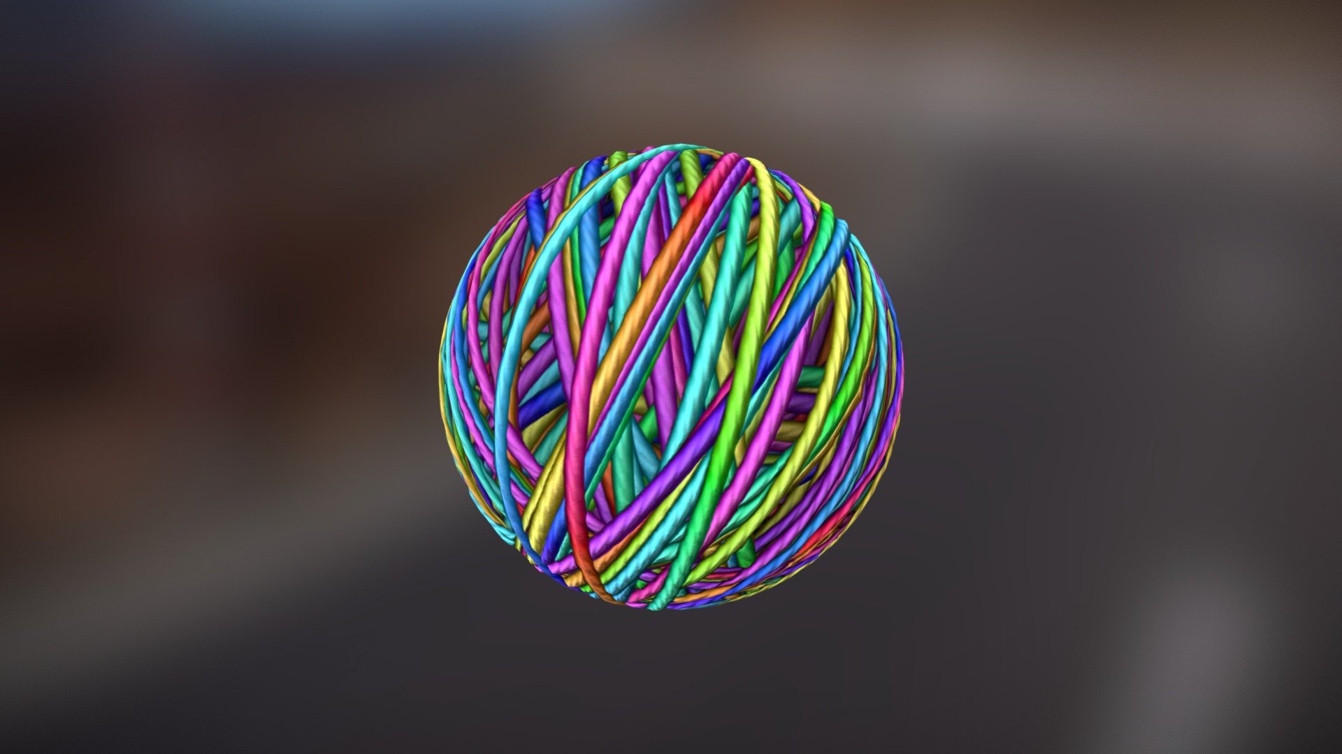 I was curious about how to texture a single continuous string and ended up here. Created interactively in UE5, retopo in Maya etc&hellip;

Ball Of Twine Simulator
https://vimeo.com/788874613 - Yarn Ball - Download Free 3D model by mikedludlam 3d model