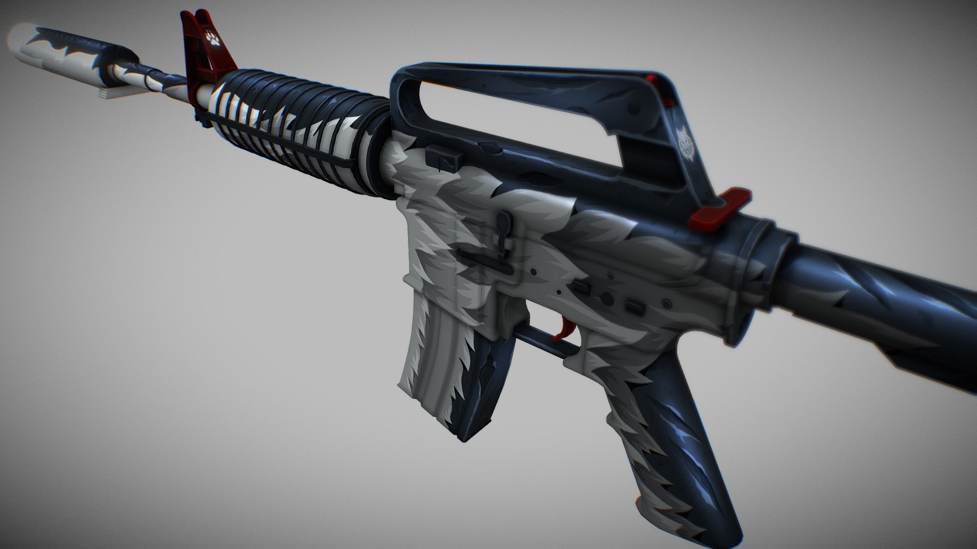 CS:GO m4a1s skin

workshop link: http://steamcommunity.com/sharedfiles/filedetails/?id=1219864945 - WHITE FANG :: M4A1-S - 3D model by vlad_icobet 3d model