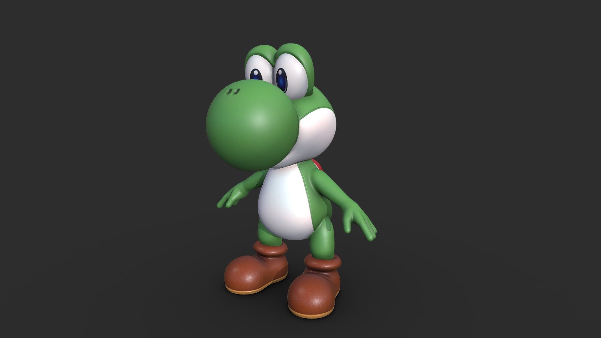 Yoshi - 3D model by Stian.3d (@ChillMac) 3d model