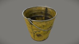 Yellow_Bucket quixel, ddo, unity, 3dsmax, zbrush