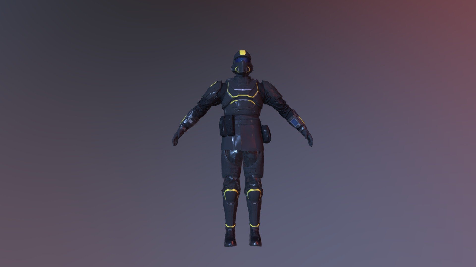 NO FREE export by me no gratis exportado por mi waos riggeado - Helldiver Gman Mask - 3D model by Dababytoxd 3d model
