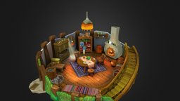 Room 02 mode, jonik9i, weapon, maya, lowpoly, gameart, gamemodel, environment