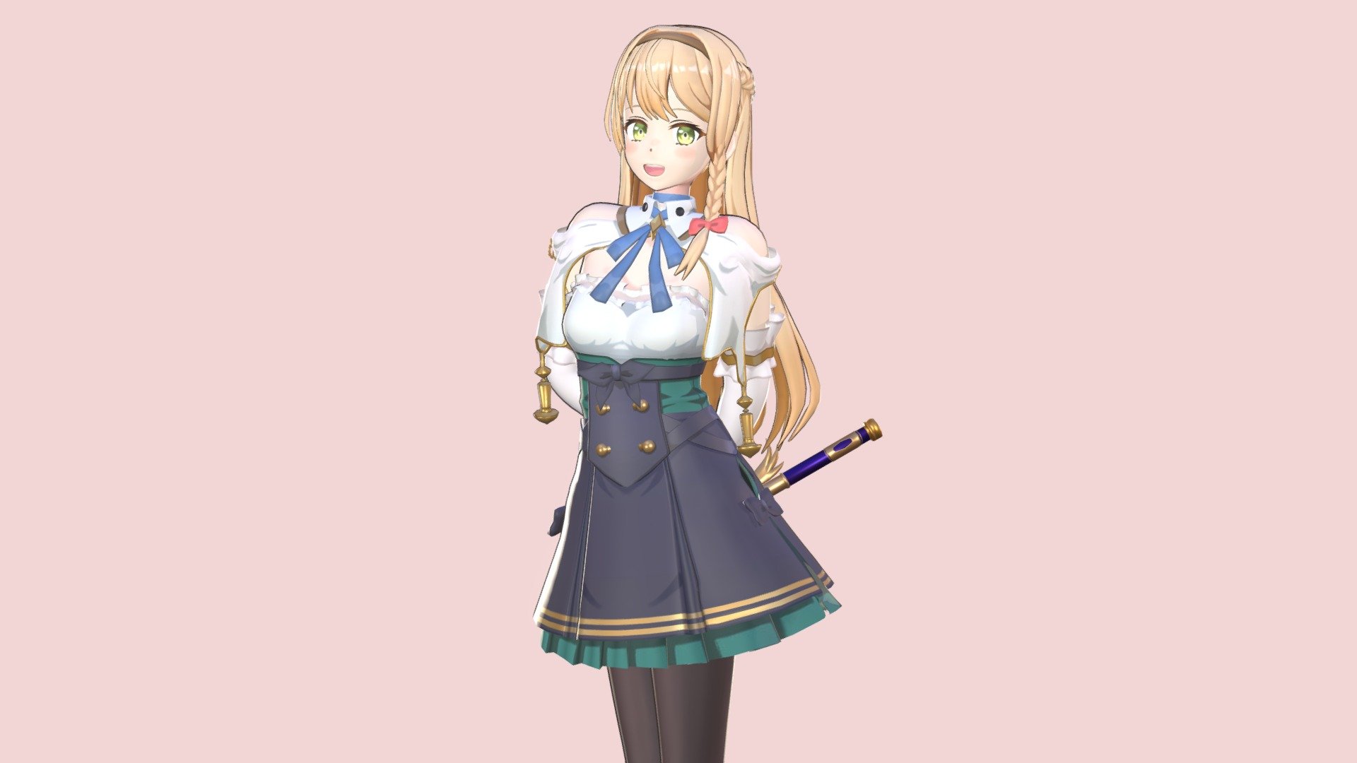 ライザのアトリエのクラウディア・バレンツさん - Klaudia Valentz (Atelier Ryza) - 3D model by tarako_ko 3d model