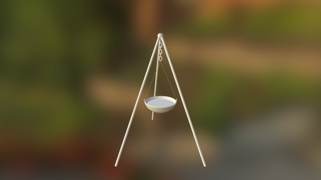 Let's cook in the forest ! Simple untextured outdoor cookware I made from scratch. Used in my Outdoor Cooking project : https://www.behance.net/gallery/41228513/Outdoor-Cooking - Camp Cookware - Download Free 3D model by Arline Tjandra (@arlinetjandra) 3d model