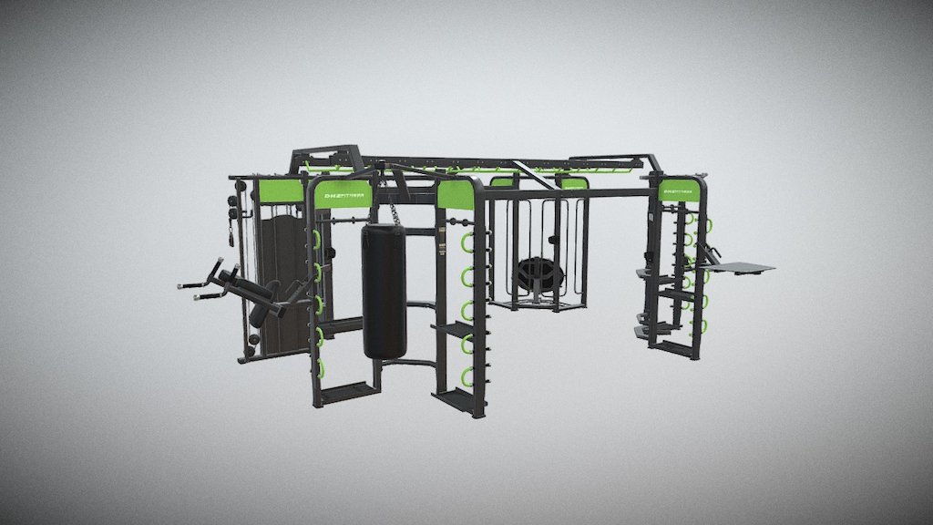 http://dhz-fitness.de/en/functional#E360B - FREESTYLE TOWER E360B - 3D model by supersport-fitness 3d model