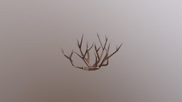 Low Poly Dead Bush dead, bush, lowpoly