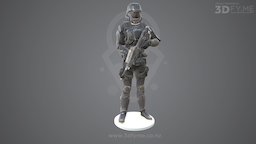 Spicythai Black Swat Team 3d-scanning, costume, cosplay, 3d-printing, prop_modeling, photogrammetry, gamecharacter