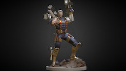 Cable statue