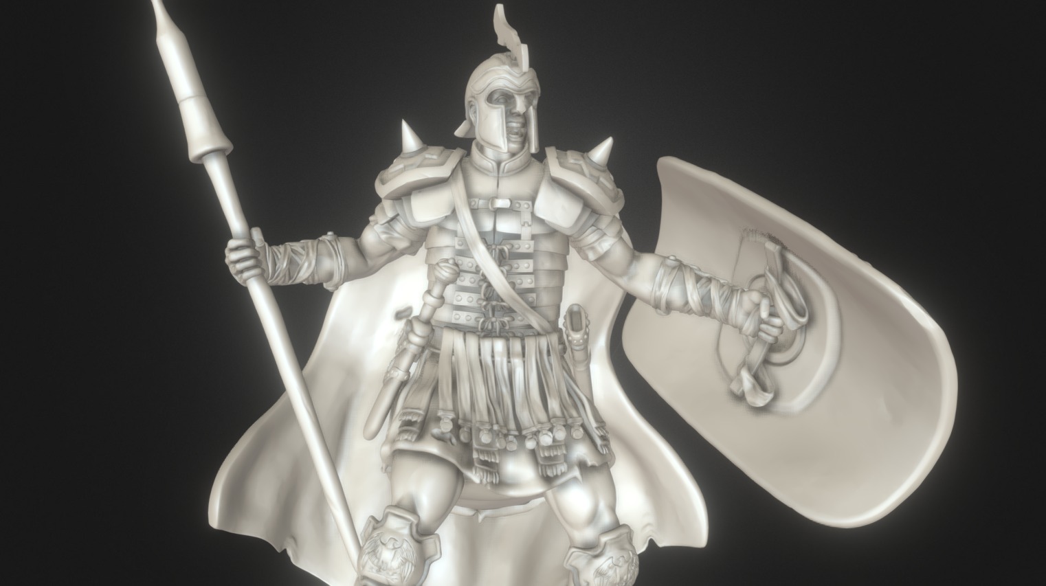 Mini sculpted for Mierce Miniatures.  He was adjusted some more for print, but this was the main sculpt that I made for that piece 3d model