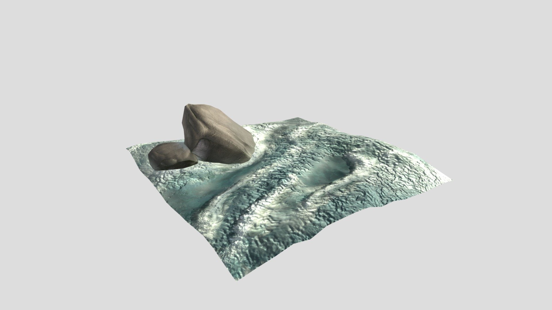 Model given and made by Sam Howard 
Textured in Substance Painter - Wave Scene - 3D model by tori1243 3d model