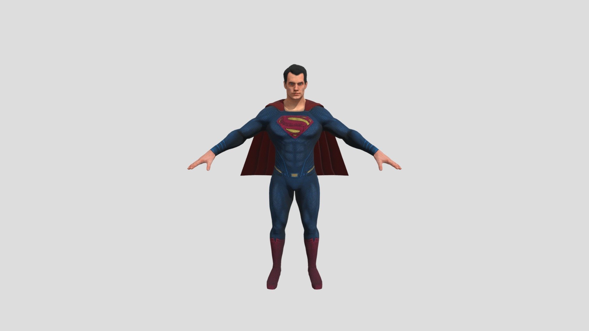 superman - 3D model by Mr Vega (@Kimbaza) 3d model