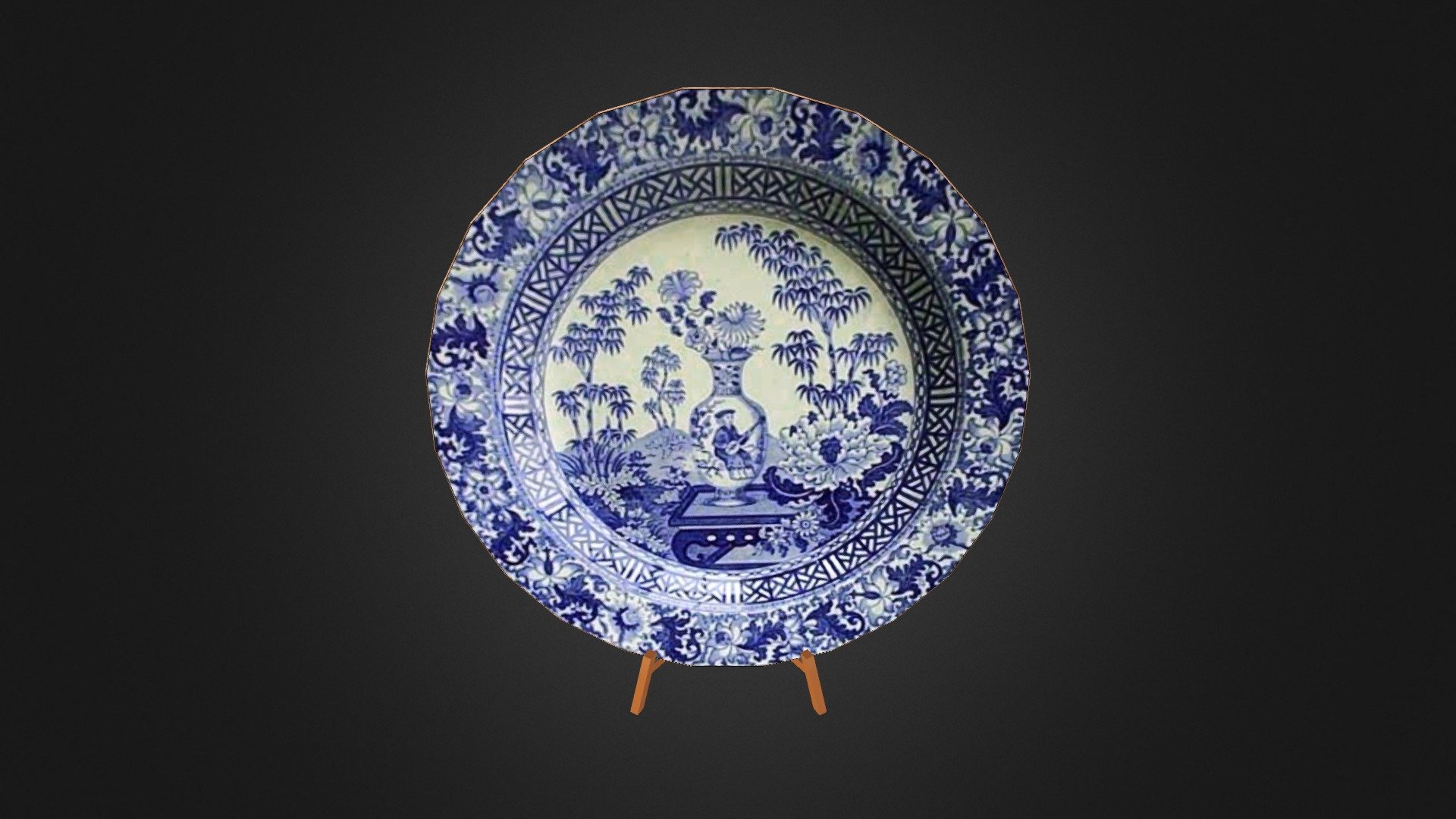 China Art Plate - Plate - 3D model by radioalisa 3d model