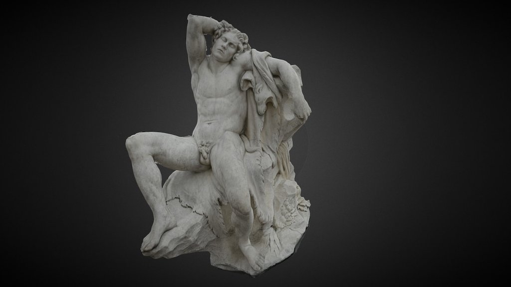 Artist: Edmé Bouchardon
Title: Sleeping Satyr
Provenance: Louvre
Inv. no. MR 1921 - Bouchardon's Sleeping Satyr - 3D model by Flyover Zone (@FlyoverZone) 3d model