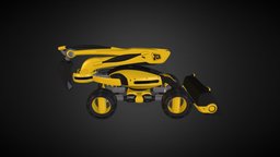JCB A.CE.R project, future, alias, competition, loader, fusion, jcb, 120, backhoe, design, technology
