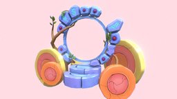 Fantasy Handpainted Portal portal, toon, warp, handpainted, stylized, magic