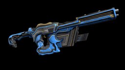 FULL-AUTO SCI-FI RIFLE rifle, 4k, auto, weapon, scifi, sci-fi, free, gun