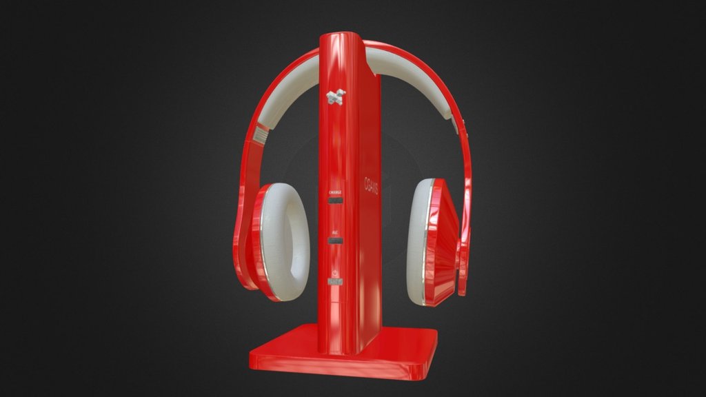 CG Axis - Earphone - 3D model by kenshako 3d model