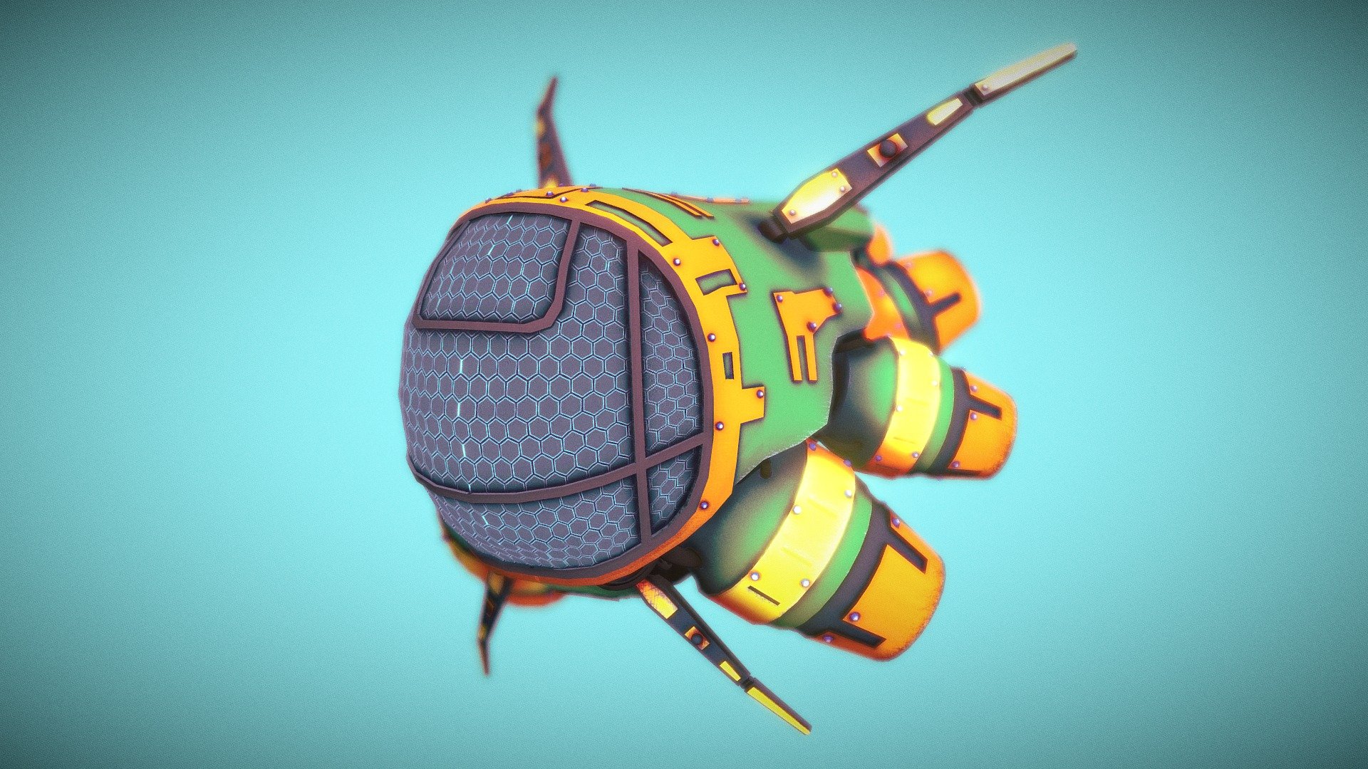Spaceship nade in Blennder for #SketchfabWeeklyChallenge


SketchfabWeeklyChallenge - Stylised Spaceship - Download Free 3D model by Jajji (@Nuriddin.Xamidov) 3d model