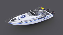 Speedboat police, power, yacht, powerboat, private, motor, speed, vessel, sailing, ocean, fast, sailboat, cop, civilian, patrol, game-ready, motorboat, game-asset, watercraft, motor-boat, speedboat, recreational, outboard, riverboat, speed-boat, low-poly, game, vehicle, pbr, ship, sea, navy, boat, fast-boat, patrol-boat, recreational-watercraft